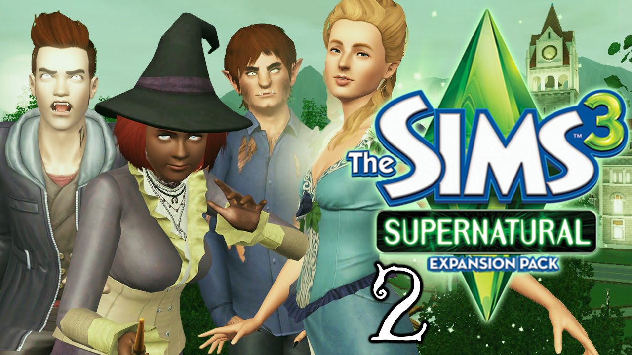 Let's Play The Sims 3 Supernatural - Ep. 2 - The First Night!
