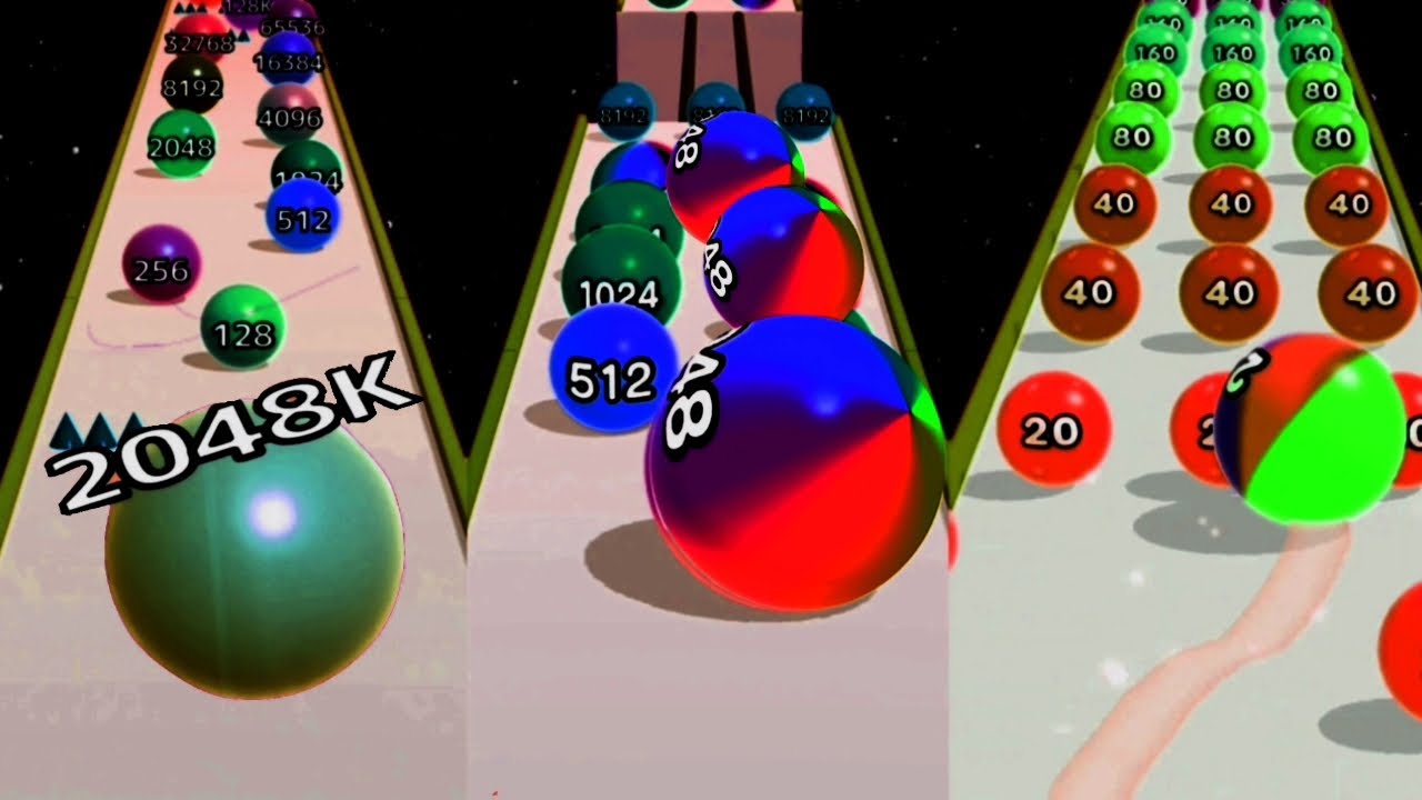 (18) 🎮🎮🔴 Ball Run Game | Crazy Obstacles & Fast Ball Run Challenge
