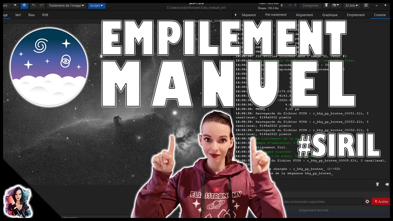 TUTO SIRIL : L'EMPILEMENT MANUEL, c'est facile ! (ne t'inquiète pas, ça va bien se passer…)