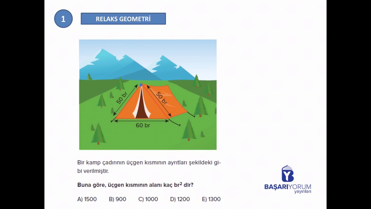 RELAX GEOMETRİ ÜÇGENDE ALAN GELİŞTİREN TEST-2