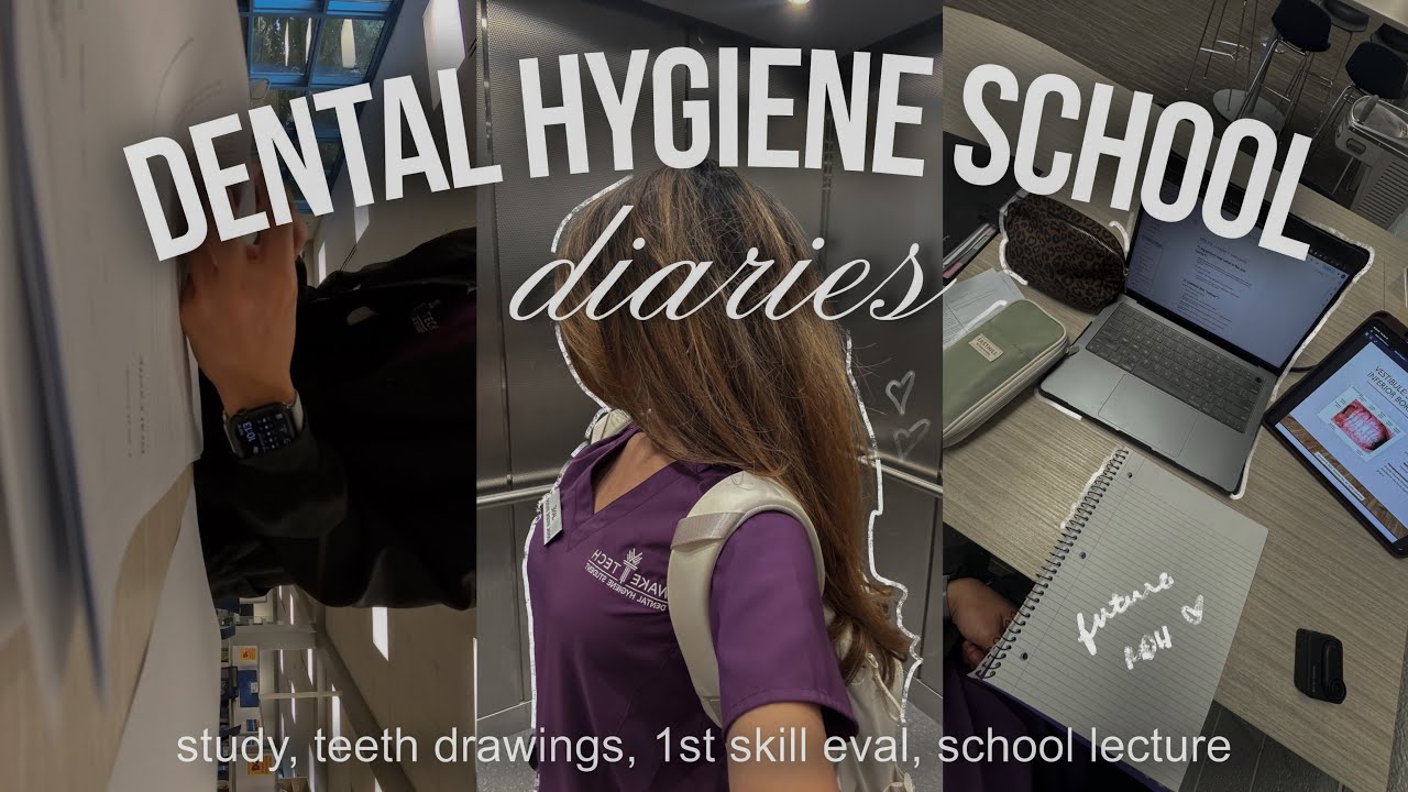 5th week of dental hygiene school(1st yr)𐙚⋆.˚1st skill eval, explorer, rad physics&anomalies lecture
