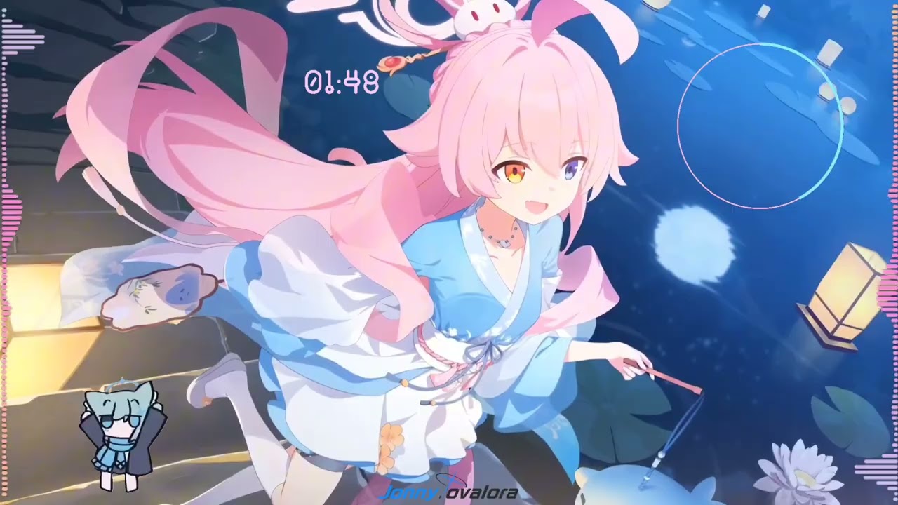 EmoCosine - Dream with Me | Hoshino Mid Autumn Blue Archive Live Wallpaper 