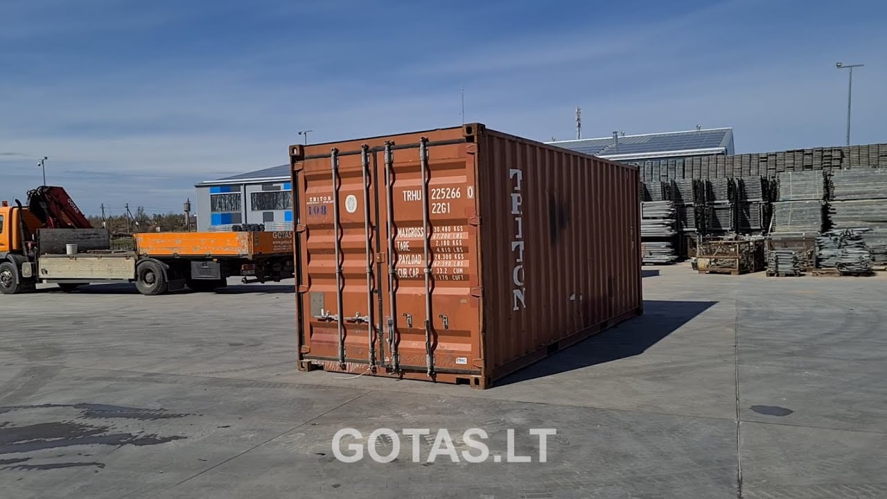Контейнерный склад 20' в аренду - GOTAS - Аренда строительного инструмента