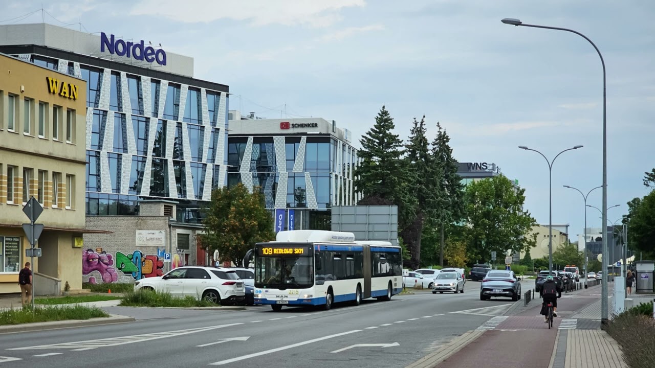MAN NG313 Lion's City CNG #2215 (🚍109) PKM Gdynia ♪ most ♪