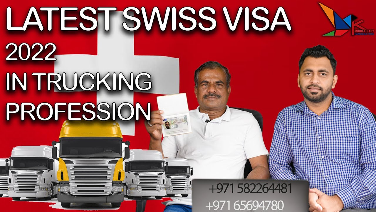Visa on Trucking Profession || Latest Swiss Visa 2022 || Visa in Low Profession ||Documents Required