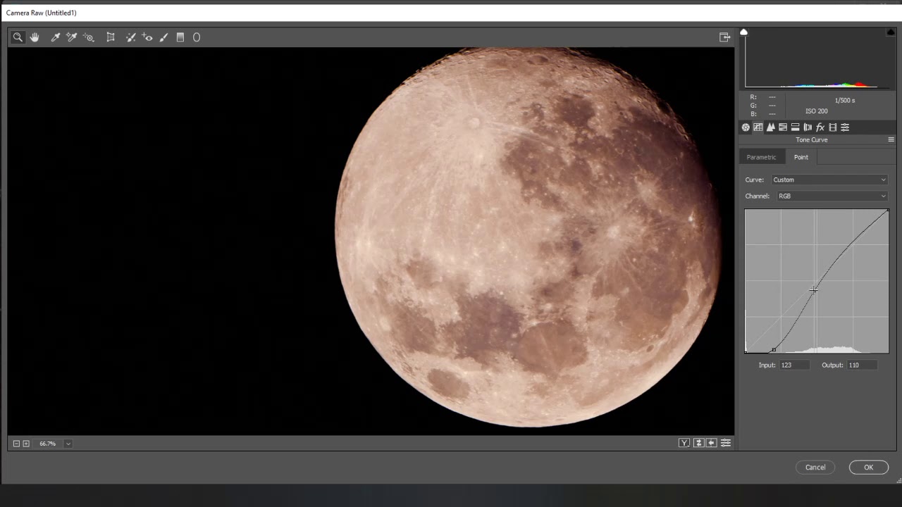 HDR Moon Stacking in Photoshop