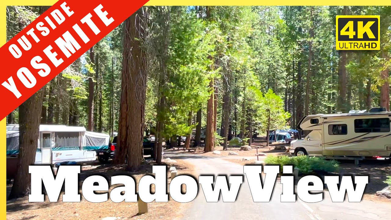 Meadowview Campground Pinecrest Full Drive Though all Loops 4K HDR Outside of Yosemite National Park