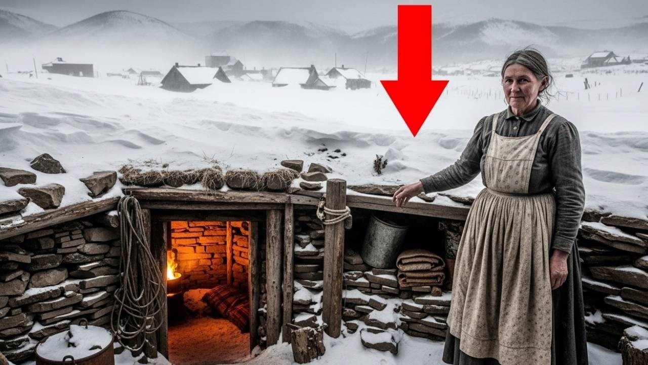 Nobody Believed in Her Off-Grid Shelter in the Cave... Until the 6-Day Storm Buried the Town