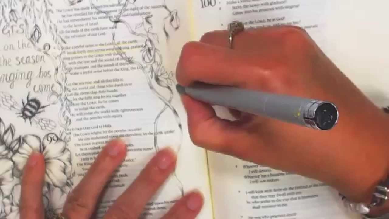 Bible Art Journaling: How to Draw Flowering Vines & Dandelions