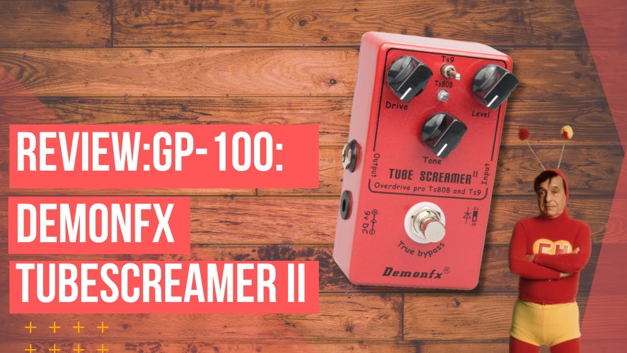 REVIEW - DEMONFX TUBE SCREAMER VERMELHO