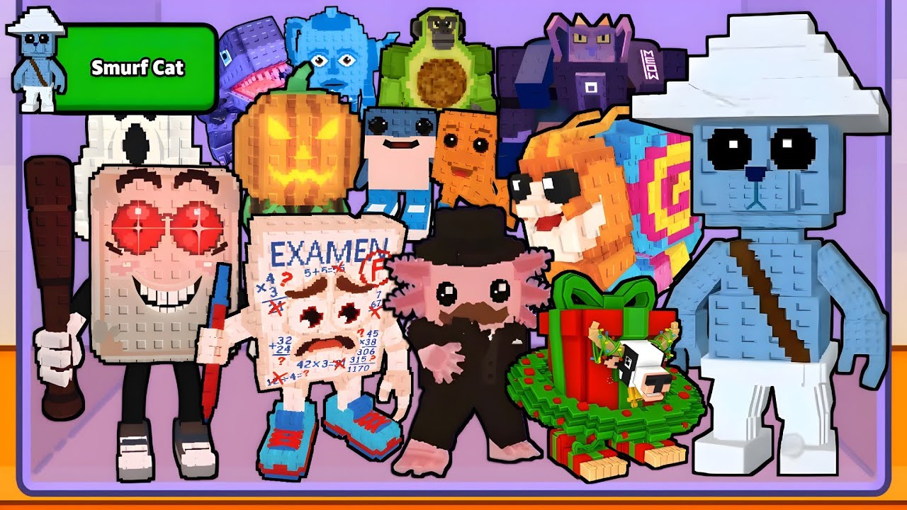Merge Fellas Italian Steal Brainrot Smurf Cat | New Mode Maker - Max Level Gameplay