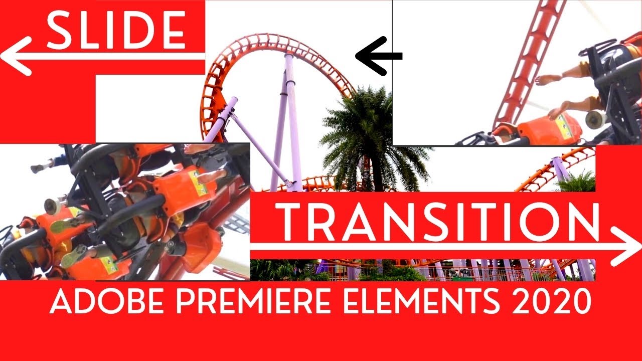Split Slide Transition Adobe Premiere Elements
