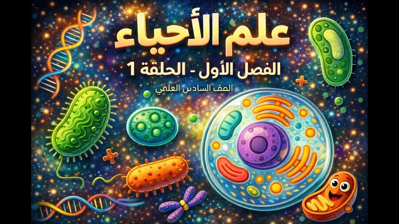 علم الاحياء الفصل الاول (الخلية) _ مراجعة شاملة حلقة 1