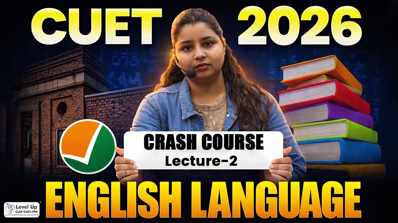 CUET 2026 English Kickstart 💥 | One Word Substitution Complete | Lecture 02.