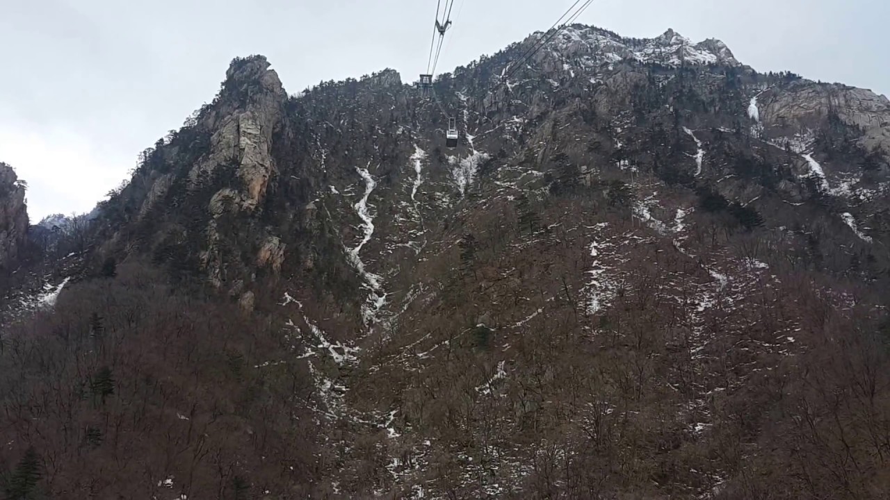 Sokcho : Seorak cable car (2017.02.22)