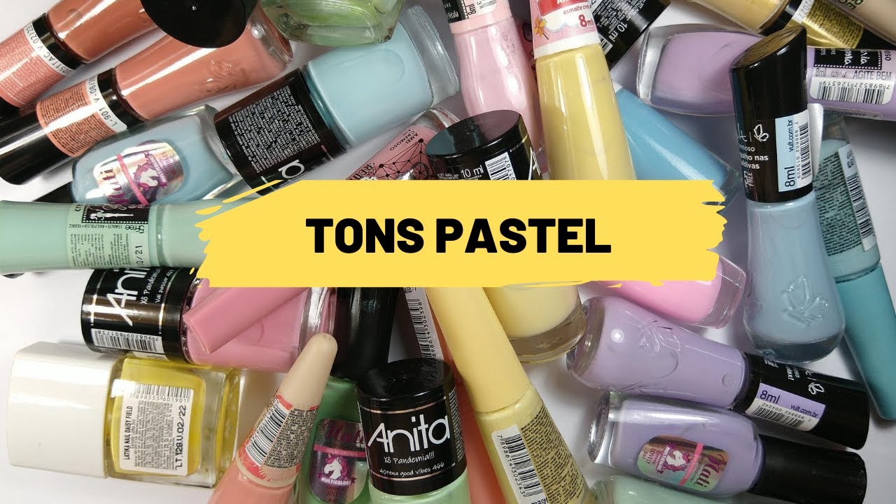 É TUDO IGUAL? #01 | COMPARAÇÃO DE ESMALTES EM TONS PASTEL