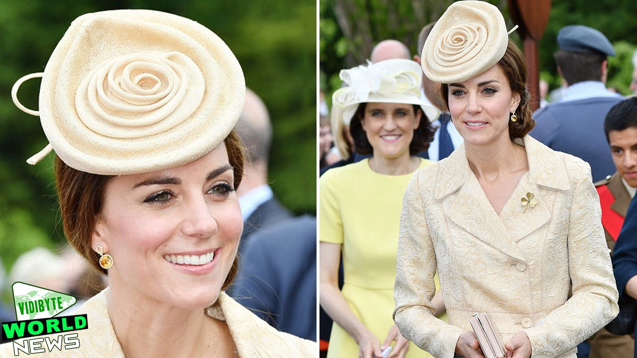 Kate Middleton recycles TEN-year-old brocade coat at Hillsborough Castle