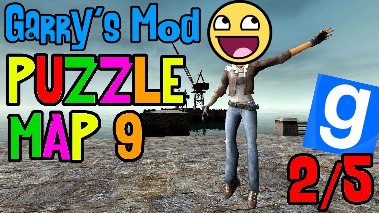 Garry's mod: Puzzle Map 9 [Część 2/5] - DZIKIE KAMERKI! /Zagrajmy w
