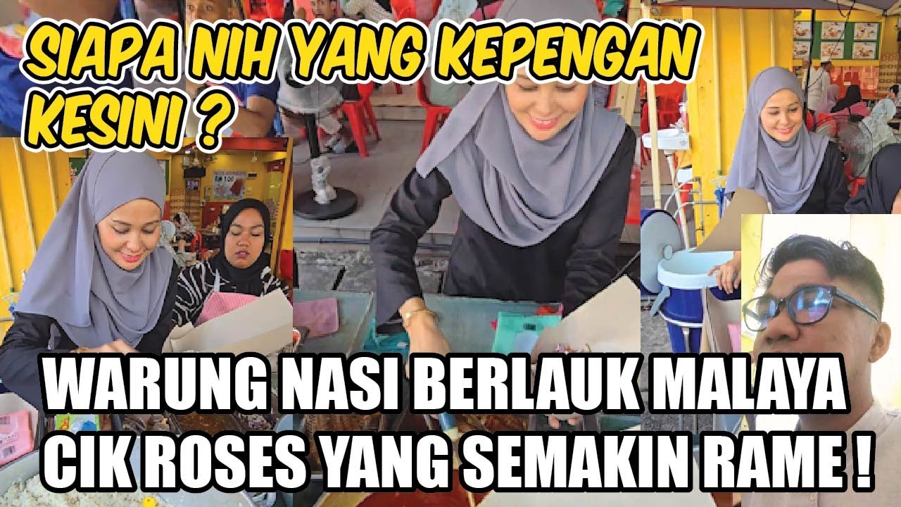 PENGGEMAR CIK ROSES MAKIN BANYAK GUYS !!! REACT NASI MALAYA | JAJANAN KAKI LIMA