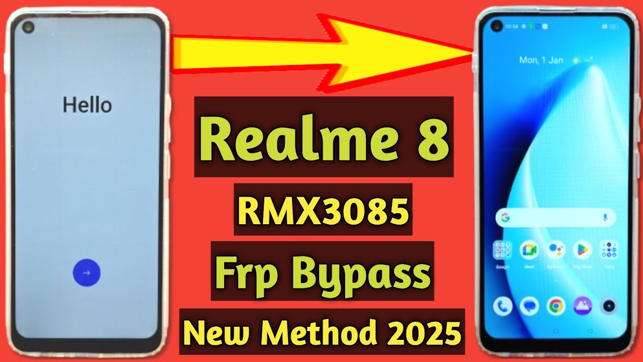 Realme 8 rmx3085 frp bypass | Realme rmx3085 frp unlock without pc | Realme 8 rmx3085 frp unlock