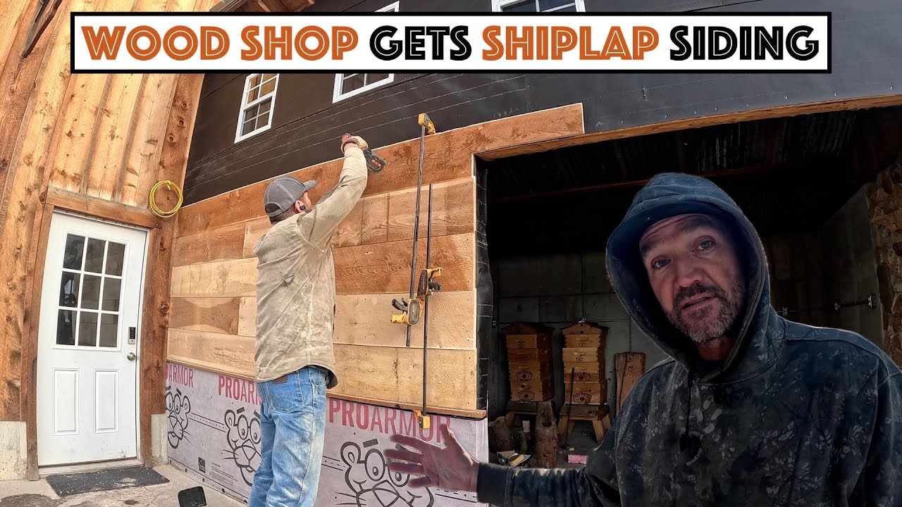 #849 - Off Grid Wood Shop Gets Homemade Shiplap Siding! Deer Pen Drone. Bumpside Diesel Repairs