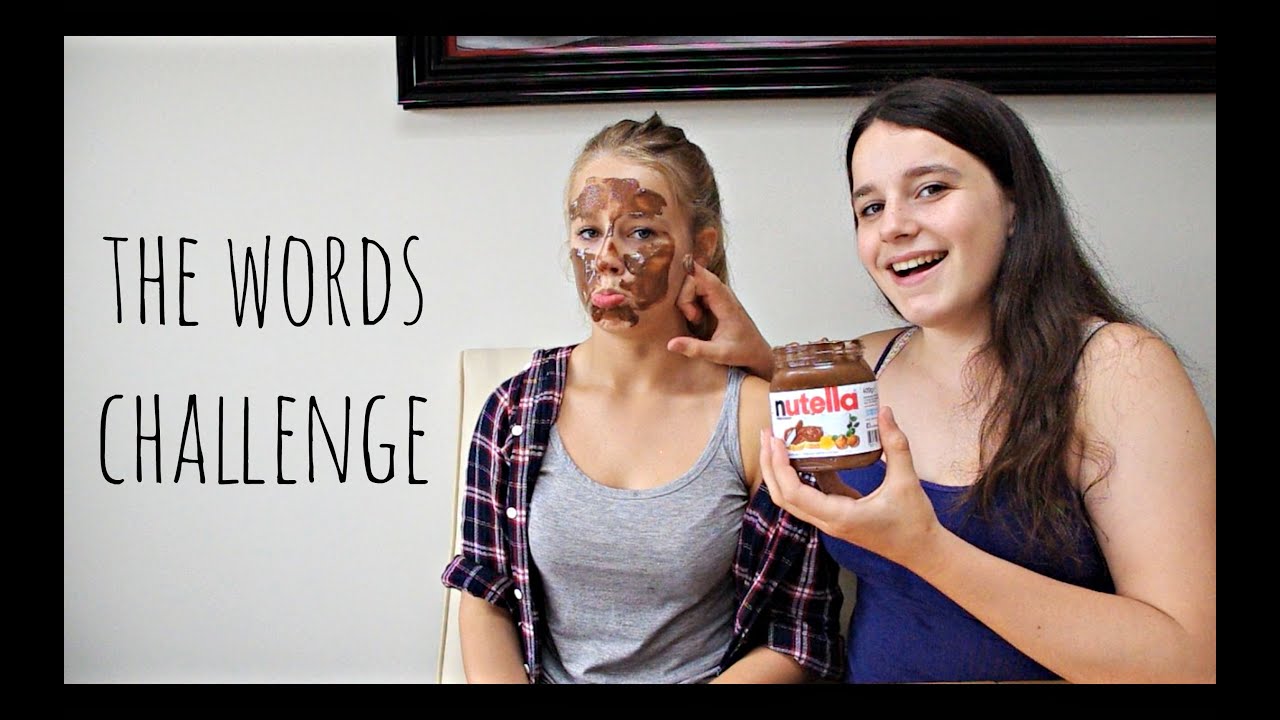 NUTELLA FACE | The words challenge