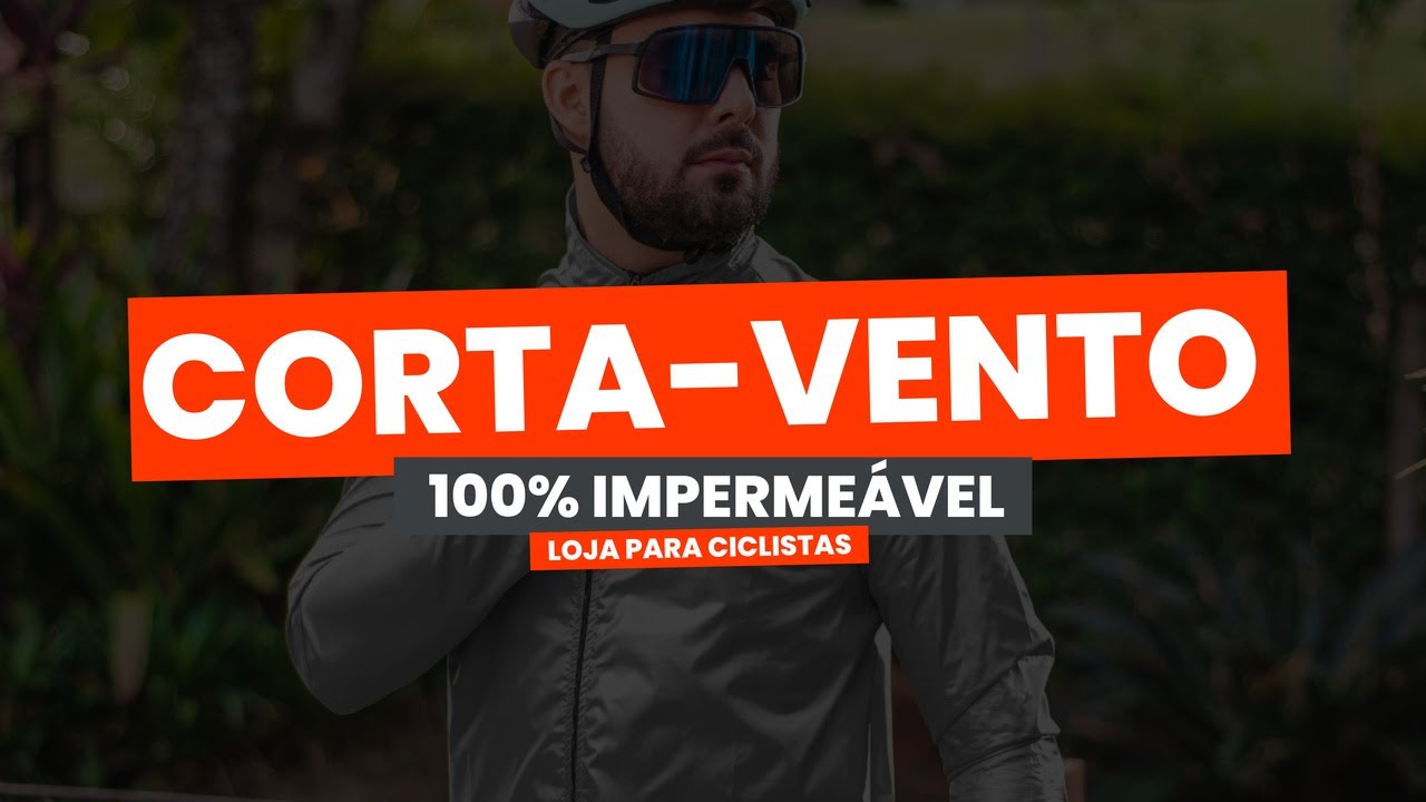 Corta vento masculina 100% imperme&aacute;vel- Loja Para Ciclistas