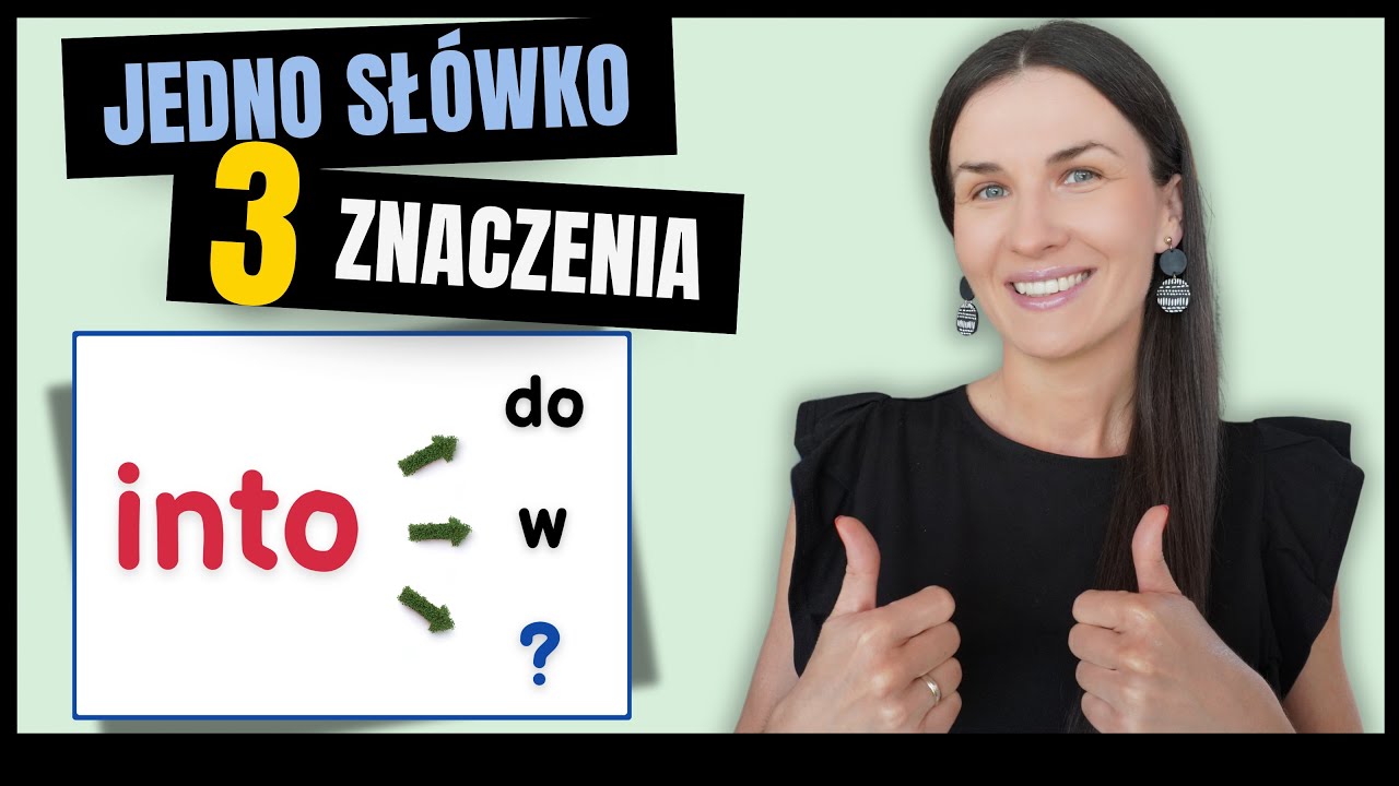INTO &ndash; to nie tylko DO! Poznaj 3 znaczenia | Prosto, obrazowo, na przykładach