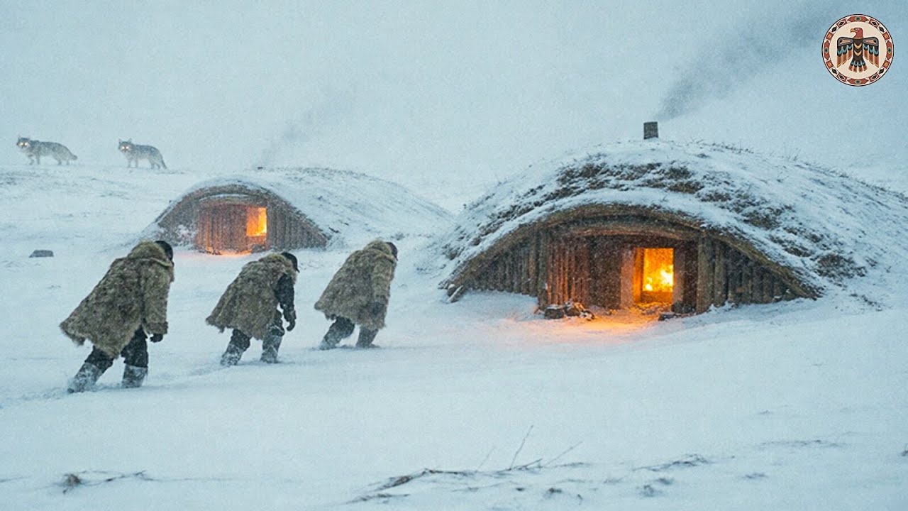 How Native Americans Built Underground Winter Shelters | Native American History