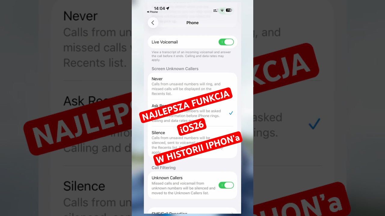 iOS26 na iPhone Najlepsza Funkcja w Historii!