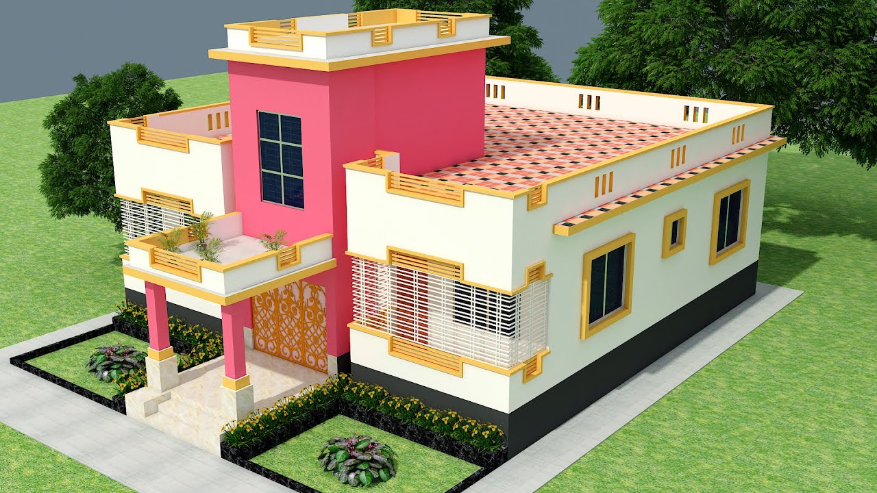 ৩ বেডরুমে বাড়ির ডিজাইন ও খরচ । 3 Bedroom Home design. #3bedroom