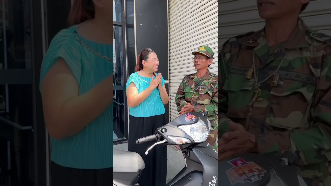 បងកងទ័ព មុនស្លាប់បានម៉ូតូថ្មីជិះបិទភ្នែកជិតហើយ😭 Sok Reaksmey & Army