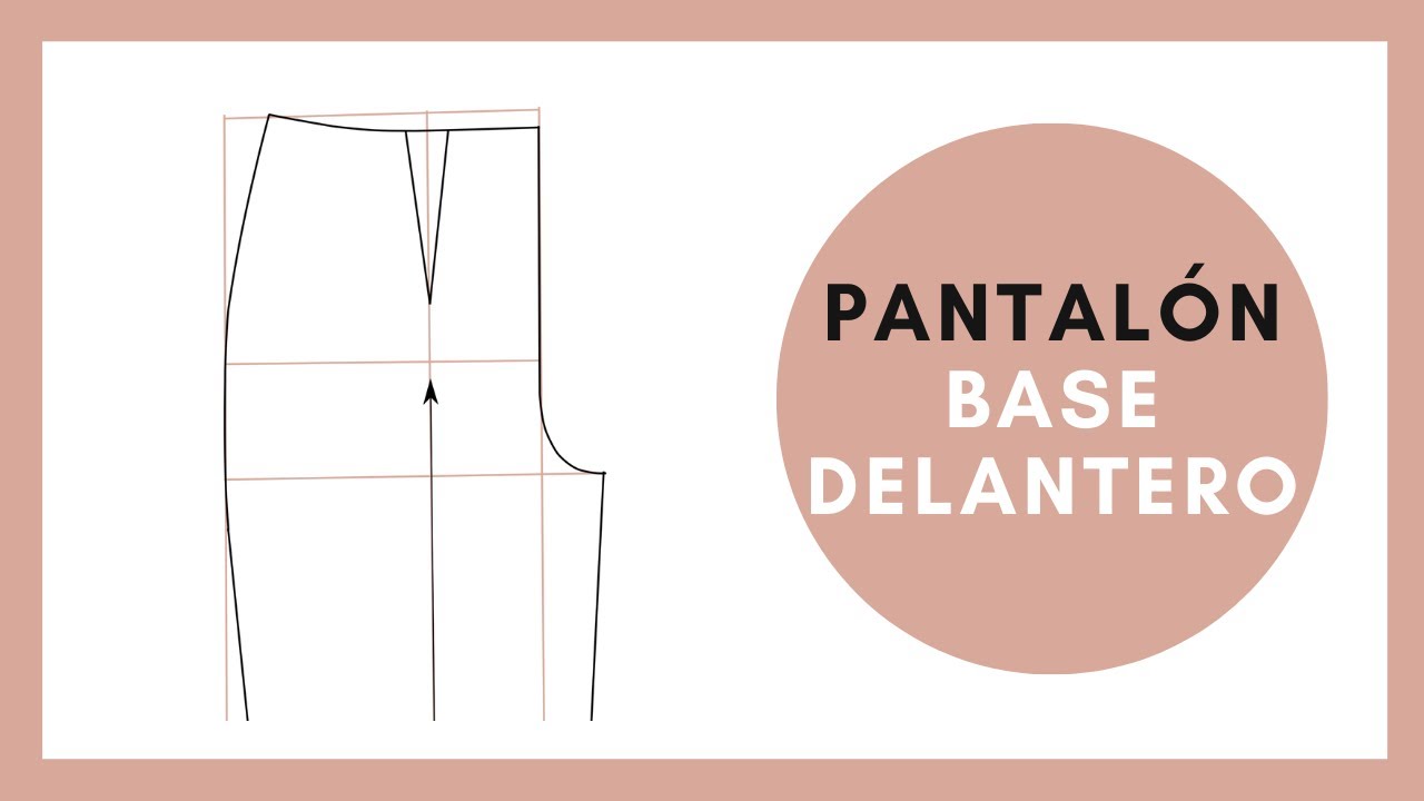 Cómo hacer el patrón base de pantalón delantero