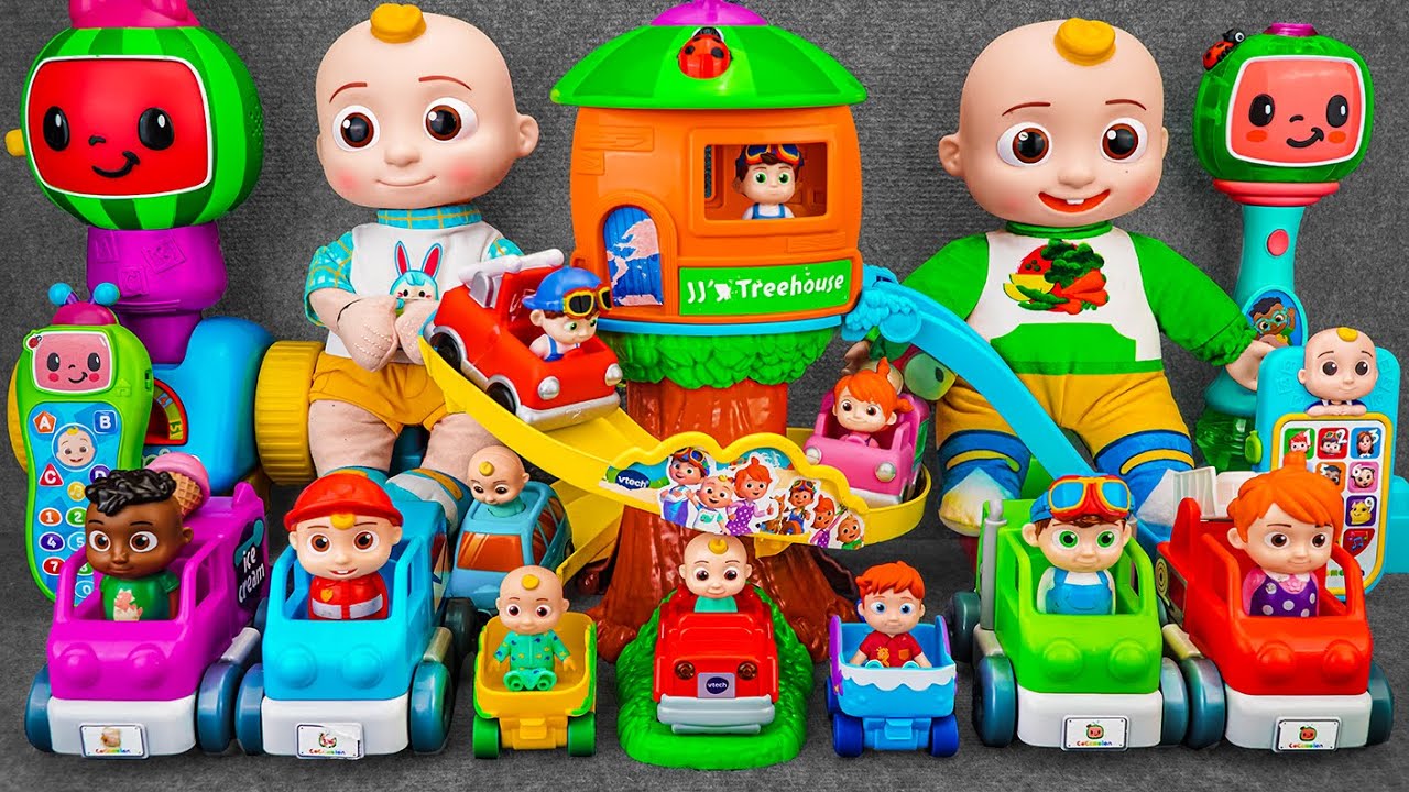 70 Minutes Satisfying with Unboxing Cocomelon Deluxe Clubhouse Playset - ASMR