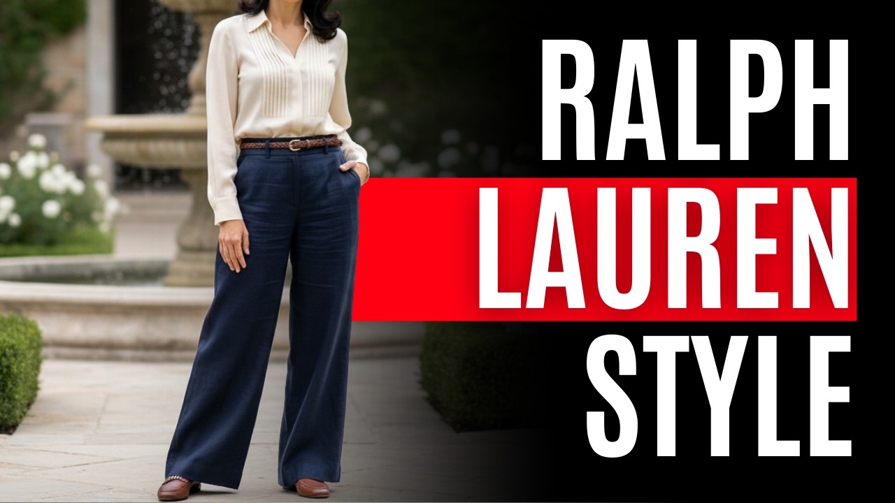 Весенний стиль Ralph Lauren для женщин старше 50 лет: шик, классика, непринужденность.