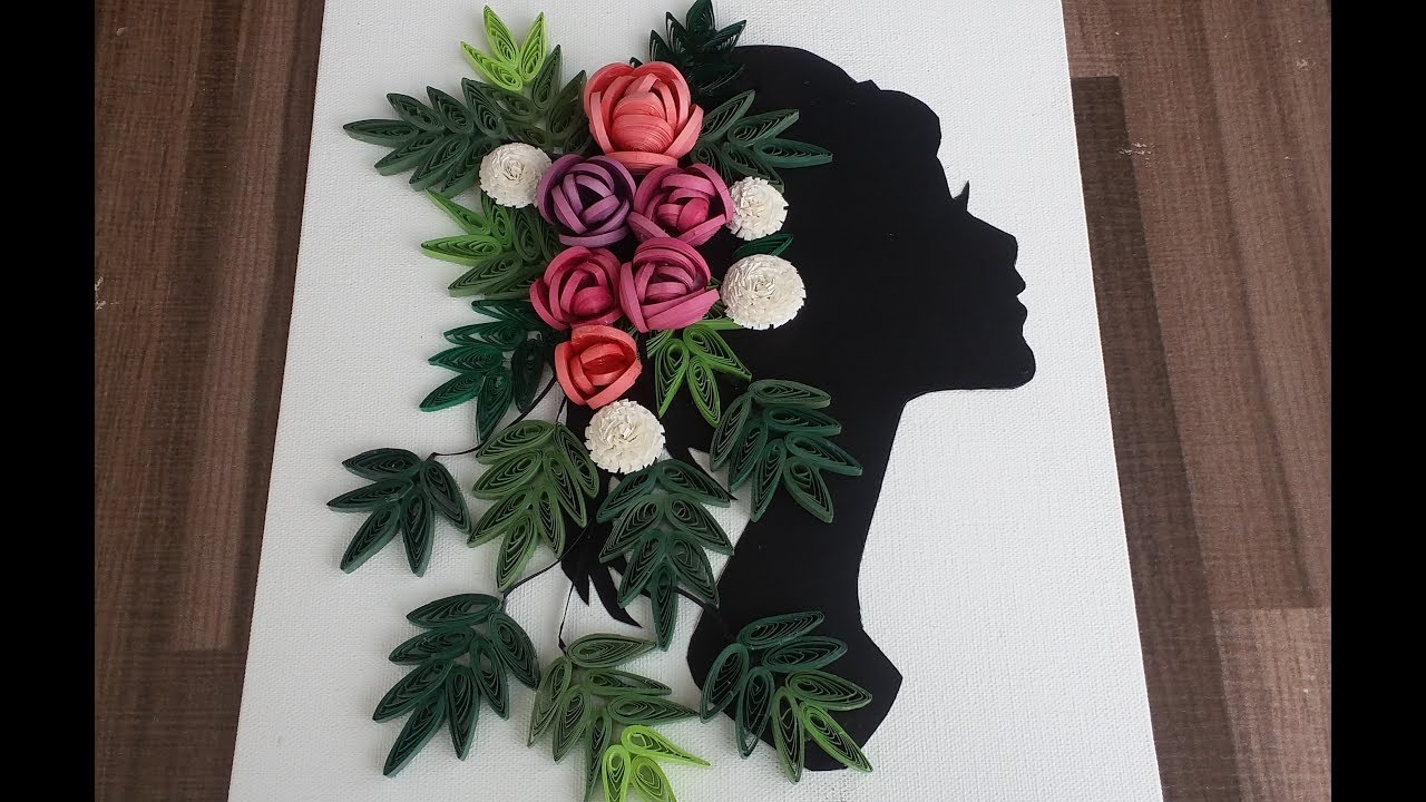 Paper Quilling Canvas Art