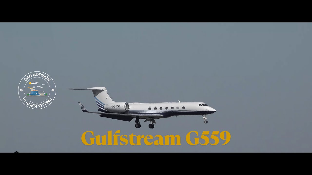 Gulfstream G559 Landing at & Take off from Norwich Airport