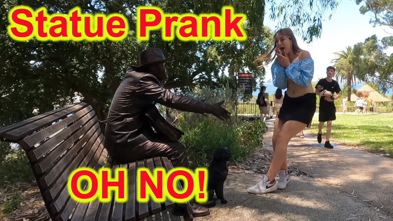 #Cowboy_prank | Statue Prank | lelucon statue prank | Funny Screams