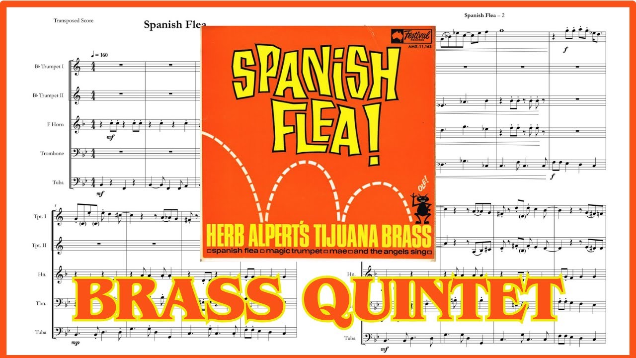 Spanish Flea Brass Quintet Sheet Music