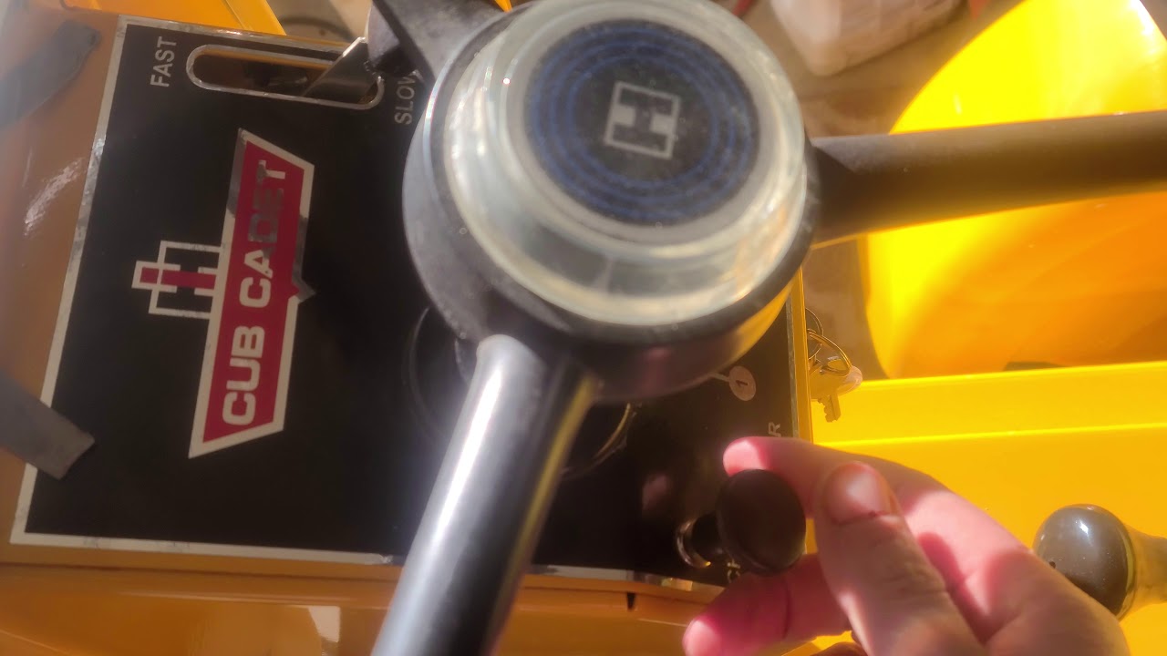 1964 Cub Cadet cold start