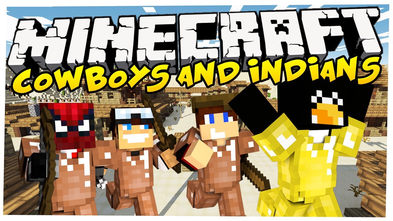 Minecraft: PAR&Oacute;WKI ATAKUJĄ! - COWBOYS AND INDIANS w/ Pingwin & Friends