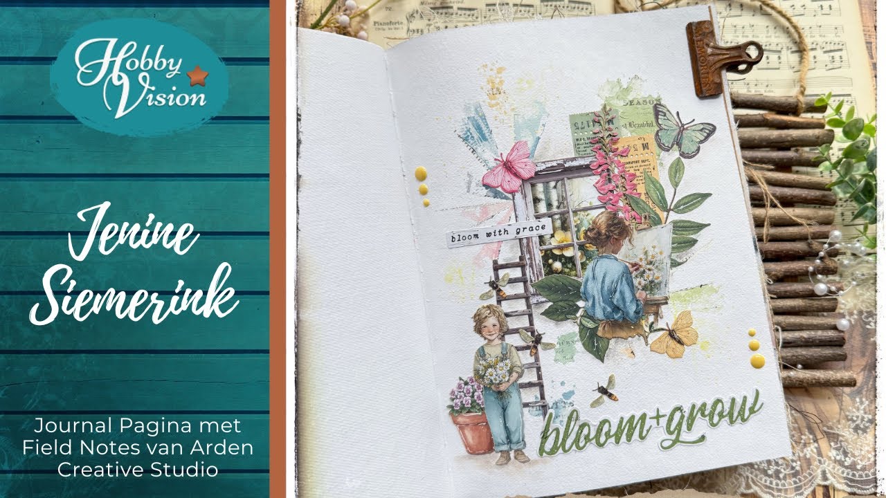 FBLive - 19-02-2026 - Journal pagina met Field Notes van Arden Creative Studio