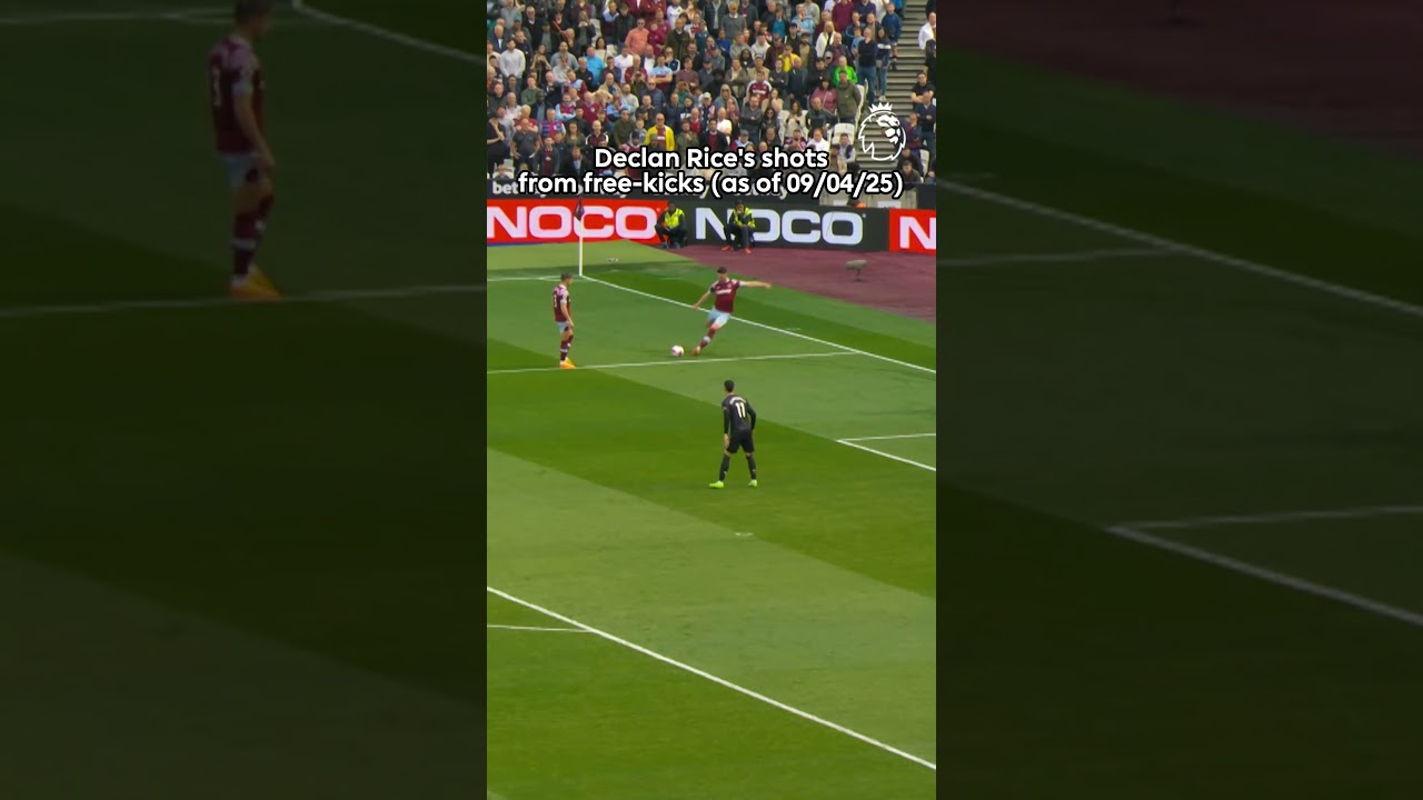 EVERY Declan Rice FREE-KICK 👀