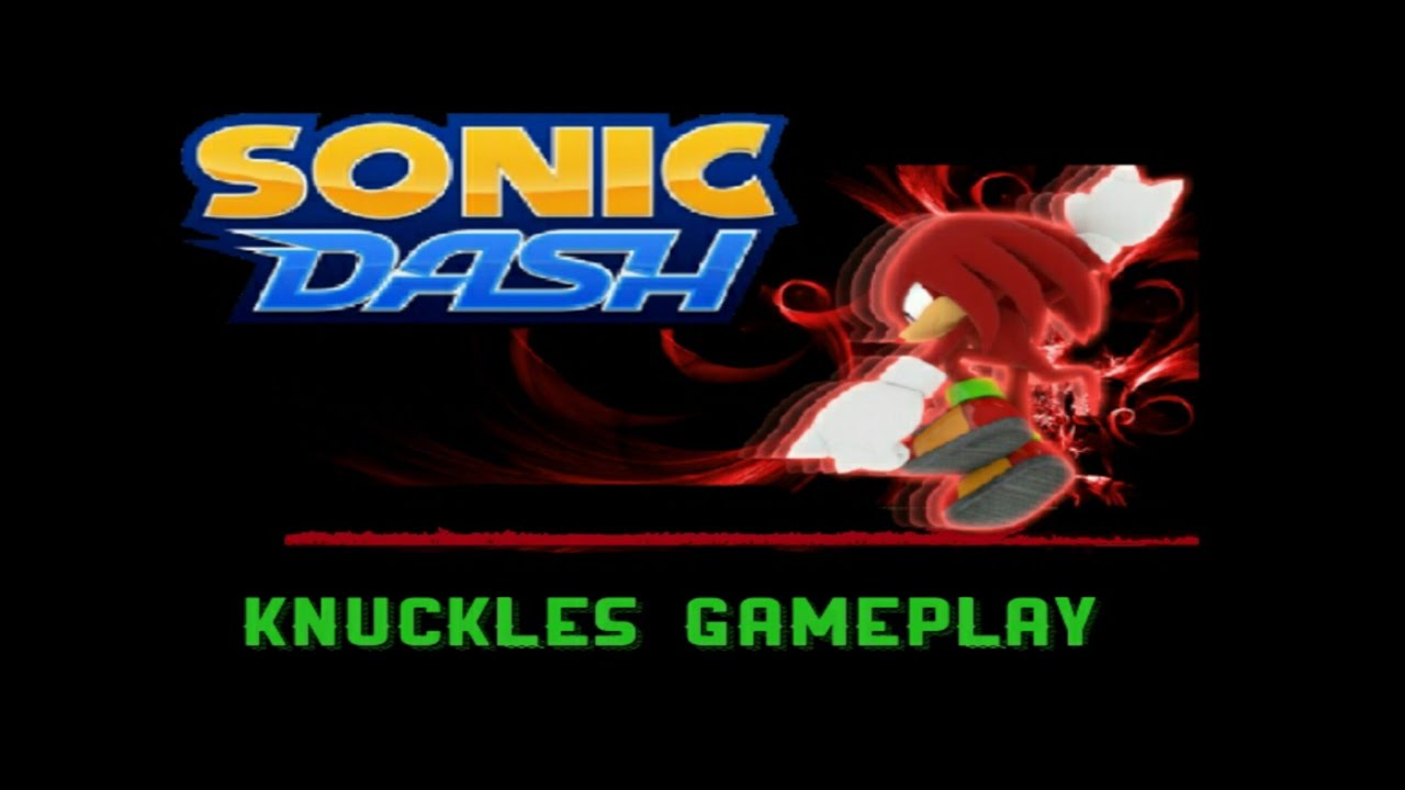 Sonic Dash Knuckles Gameplay