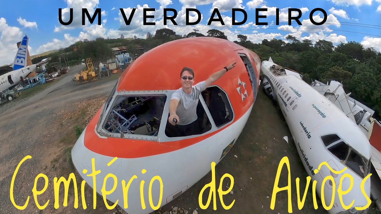 Visitei o Ferro Velho mais legal do Brasil: Cemitério de Aviões na Sucatas BIM