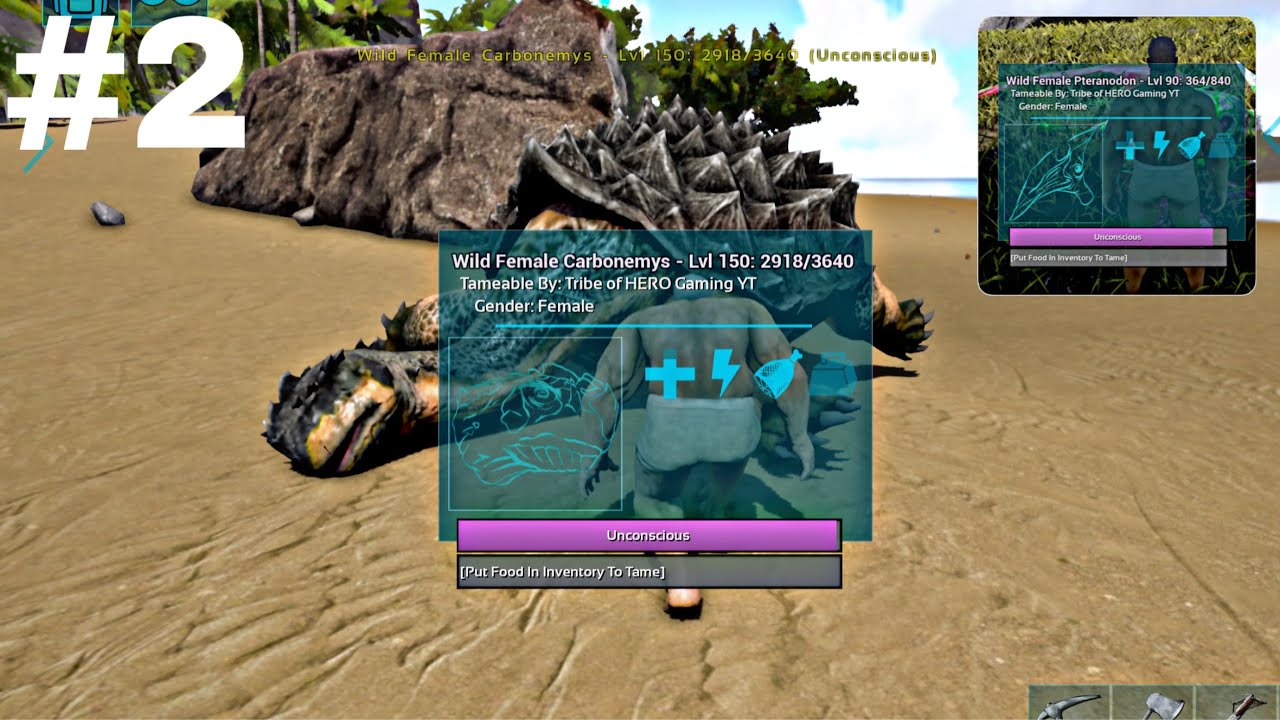 Tame - Carbonemys High Lvl  ARK Ultimate Mobile Edition Episode 02