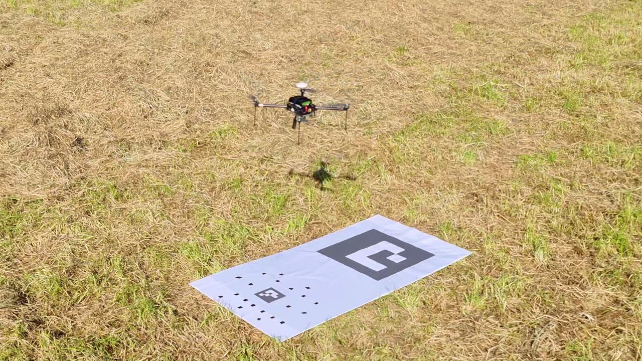Precision Landing Drone - Simulation + indoor + outdoor test
