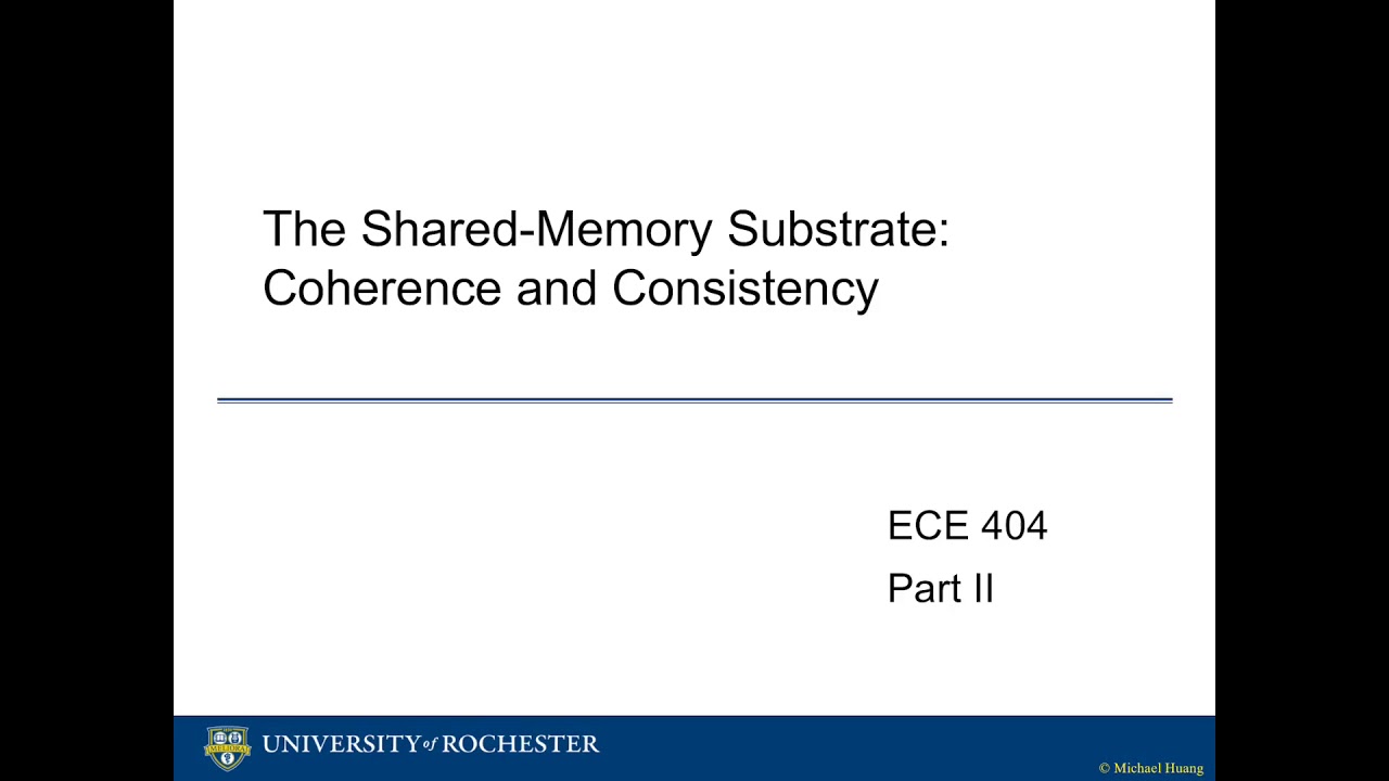 Vid1: Cache coherence