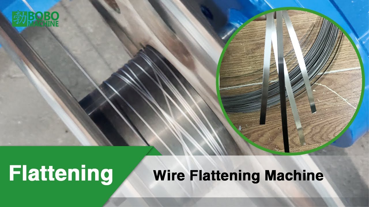 Wire Flattening Machine