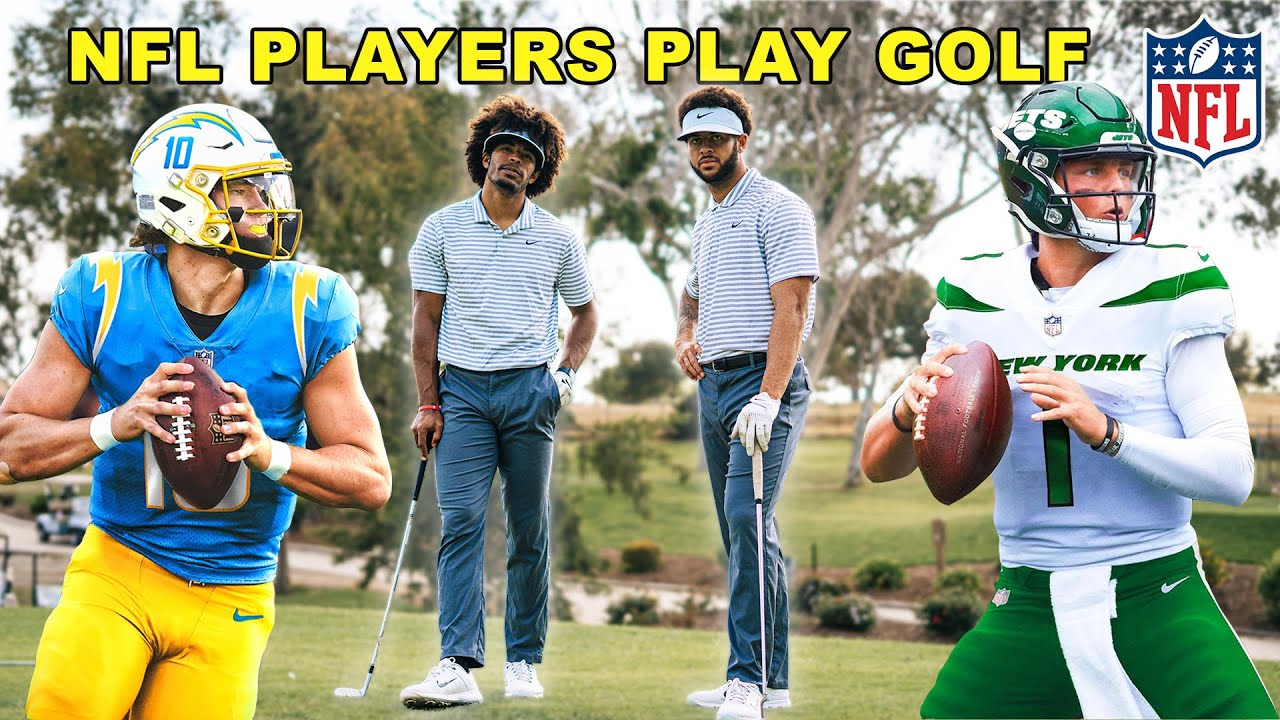 GOLFING VS JUSTIN HERBERT & ZACH WILSON